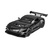 1:32 pour AstonMartin Vulcan Supercar Alliage moulé sous Pression modèle Voiture décoration intérieure lumière sonore Haut favori Jouets Non RC(Noir)