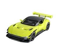 1:32 pour AstonMartin Vulcan Supercar Alliage moulé sous Pression modèle Voiture décoration intérieure lumière sonore Haut favori Jouets Non RC(Vert)