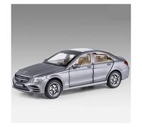 1/32 pour Bnez C260L Luxe Haute Simulation Modèle De Voiture en Métal Moulé sous Pression Jouet avec Son Et Lumière(Chrome)