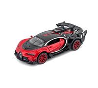 1/32 pour Bugatti GT Métal Moulé sous Pression Modèle De Voiture De Sport Haute Simulation Jouets Décoration(Rouge)