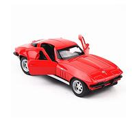 1 32 pour Chevrolet Corvette C2 Alliage Moulé sous Pression Modèle De Voiture Simulation Modèle De Voiture Décoration Garçon Jouet Cadeau Réplique de Véhicule(3)