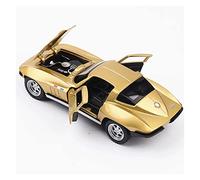 1 32 pour Chevrolet Corvette C2 Alliage Moulé sous Pression Modèle De Voiture Simulation Modèle De Voiture Décoration Garçon Jouet Cadeau Réplique de Véhicule(2)