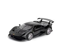1/32 pour Ferrari P80C Concept Haute Simulation Super Modèle De Voiture en Métal Moulé sous Pression Jouet Décorations(Noir)