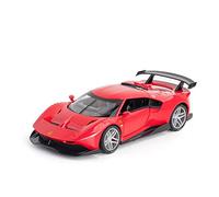 1/32 pour Ferrari P80C Concept Haute Simulation Super Modèle De Voiture en Métal Moulé sous Pression Jouet Décorations(Rouge)