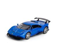 1/32 pour Ferrari P80C Concept Haute Simulation Super Modèle De Voiture en Métal Moulé sous Pression Jouet Décorations(Bleu)