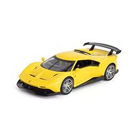 1/32 pour Ferrari P80C Concept Haute Simulation Super Modèle De Voiture en Métal Moulé sous Pression Jouet Décorations(Giallo)