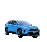 1:32 pour L'échelle RAV4 2020 SUVAmortisseur Son Lumière Jouets De Voiture Miniatures Jouets Non RC(Bleu)
