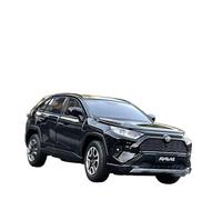 1:32 pour L'échelle RAV4 2020 SUVAmortisseur Son Lumière Jouets De Voiture Miniatures Jouets Non RC(Noir)