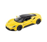 1 32 pour Maserati MC20 Racing Sports Diecast Model Car Simulation SoundLight Toy pour Un Cadeau d'anniversaire Jouets Non RC(Yellow)