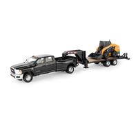 1/32 Ram Dually Quad Cab & Remorque Lowboy & Case SV340B Skidsteer 47155