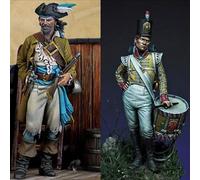 1/32 Samouraïs européens de l'Antiquité en résine Kit de miniatures en résine, non peint et non assemblé (2 figurines) //A8fT1