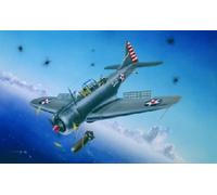 1:32 TRUMPETER KIT U.S. Navy Sbd-1/2 Dauntless TR02241