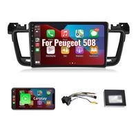 【1+32G】 Hodozzy Carplay Android Autoradio pour Peugeot 508 2011-2018, 2 Din Autoradio avec Bluetooth/Navi/WiFi/HiFi/RDS Radio/2 USB/SWC, 9 Pouces Ecran Tactil + Canbus