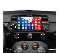 [1+32G] SIXWIN Android 13 Autoradio avec Navi pour Fiat 500 2007-2015, 7 Pouces écran Bluetooth WiFi FM USB SWC Mirror Link pour Android/iOS-Noir