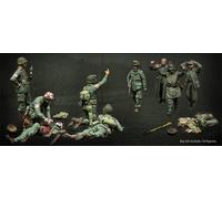 1/35 10 pièces Kit de maquette en résine US Army Marines Normandie WW2 non peint