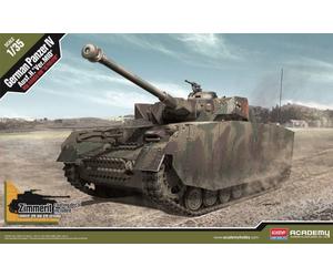 1:35 Academy German Pz.Kpfw. Iv Ausf.H "Ver. Mid" Kit ACD13516 Modellino