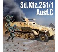 Char German Sd.kfz. 251/1 Ausf. C|academy|13540| 1:35 Maquette Char Promo
