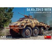 Maquette Blindé Sd.kfz.234/3 With 2cm Schwebelafette 38 |miniart|35431| 1:35 Maq