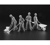 1:35 HASEGAWA Accessories Construction Worker Set A Kit HA66003