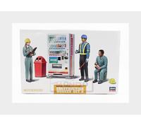 1:35 HASEGAWA Accessories Construction Worker Set B Kit HA66006