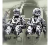 1/35 Hélicoptère Commando Pilote Soldat Résine Kit Maquette Résine Non Peinte et Non assemblée //Ij3u1k