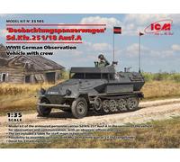ICM 35105 - 1:35 Kit Bausatz Véhicule d’Observation Sd.Kfz.251/18 Ausf.A