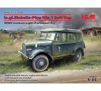 ICM Maquette de voiture Le.gl.einheitz-pkw Kfz.1 Soft Top WWII 1:35