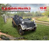 1:35 ICM KIT Le.Gl.Einheitz-Pkw Kfz.2 Wwii German Light Radio Kit ICM35583