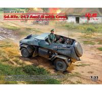 ICM Kit maquette plastique échelle 1:35 Sd.Kfz.247 Ausf B avec équipage