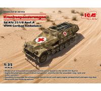 ICM – Kit de maquette SD.Kfz.251/8 Ausf.A Krankenpanzerwagen Ambulance – 1:35 – ICM35113