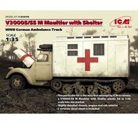 1:35 ICM KIT V3000S/Ss M Maultier With Shelter Wwii German Truck Kit ICM35414