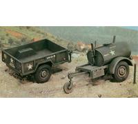 Italeri Maquette plastique I229 Char d'assaut avec remorques M101 et 250 Gal 1:35