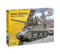 Italeri M4A1 Sherman & Infanterie 6568S