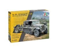 1:35 ITALERI Sd.Kfz. 10 Demag D7 With 7,5 Cm Le. Ig 18 And Crew Kit IT6595