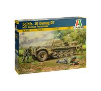 Italeri Maquette Sd.Kfz. 10 Demag D7 1:35 avec parachutistes allemands Kit IT6561