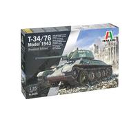 Italeri Maquette T-34/76 Mod. 1943 Premium Edition (6570) - 1:35 - Métal et caoutchouc - Intérieur