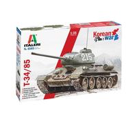 1:35 Italeri T-34/85 Korean War include canna in metallo e fotoinc.Kit IT6585 Mo