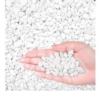 1 35 kg de Cailloux tif Blancs - Gravier Aquarium &amp Bassin Terrarium Jardinière Paysages Vases - Cailloux GALET DECO