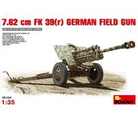 1:35 Miniart 7.62CM F.K. German Field Gun Kit MIN35104 Modellino