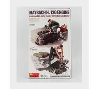 MiniArt - Kit maquette Mécaniciens et moteurs Maybach HL 120 pour Panzer III/IV - échelle 1/35