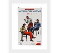 MiniArt – Maquette Diorama Moderne Café Visiteurs Ensemble 1 (38085) – Figurines 1:35