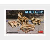 1:35 Miniart Accessories Wooden Pallets Kit MA35627 Modellino