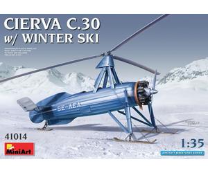 1:35 MINIART Avro Cierva C.30 Se-Aea Airplane Winter Ski 1933 Kit MA41014