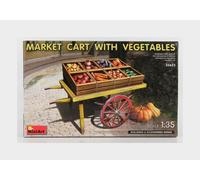 1:35 Miniart Carretto Della Frutta Market Cart With Vegetables Kit MA35623 Model