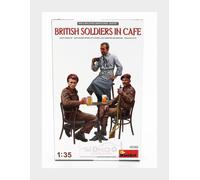 1:35 MINIART Figures British Soldiers In Cafe Kit MA35392
