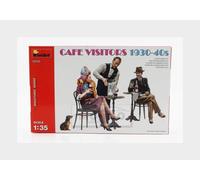 Mini Art 38058 1:35 Fig. Café Gäste 1930-40 (3) - Reproduction fidèle, modèle réduit, kit Plastique, Bricolage, Loisirs créatifs, Collage, kit modèle, à Assembler, Non Peint