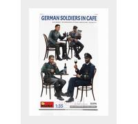 1:35 MINIART Figures German Soldier Military In Cafe 1944 Kit MA35396