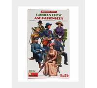 MiniArt Figurines 1:35 MIN38092 – équipage et 6 passagers, couleur moulée