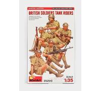 1:35 Miniart Figures Soldati British Soldiers Military Tank Riders Kit MA35299 M