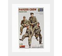 MiniArt Maquette Équipage Panzer France 1944 Têtes en résine 1/35
